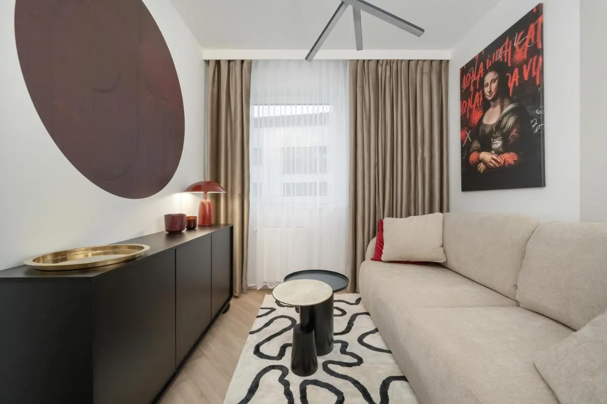 Image 3 of Gwiaździsta Elegant Apartment for 6 Guests with Balcony & Parking by Noclegi Renters