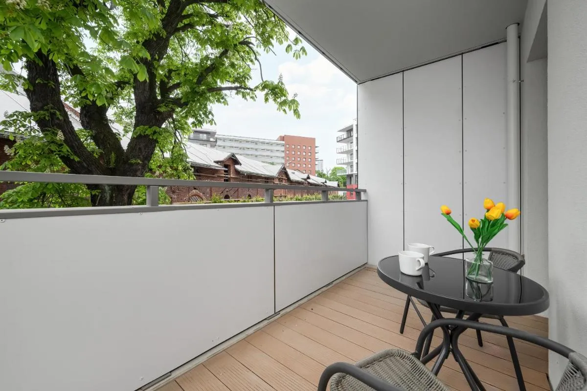 Image 2 of Mieszczańska Modern Apartment with Balcony & Free Parking Wrocław by Noclegi Renters