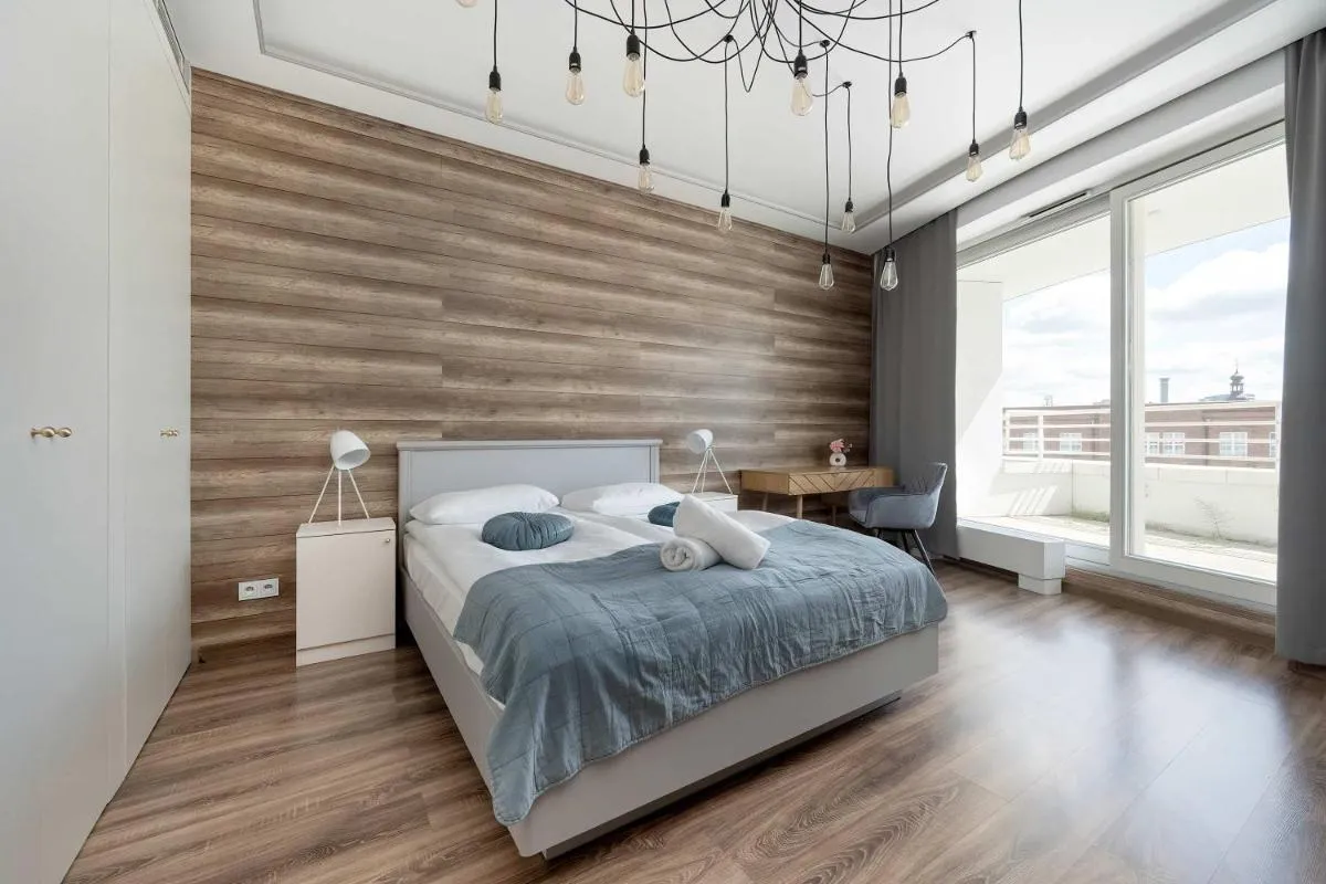 Image 1 of Modern Apartment in the Center of Wrocław with Air Conditioning and Balcony by Noclegi Renters