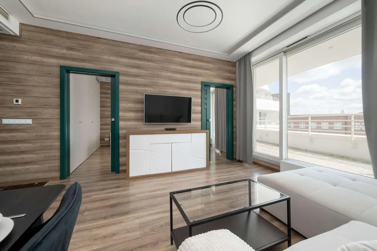 Image 6 of Modern Apartment in the Center of Wrocław with Air Conditioning and Balcony by Noclegi Renters