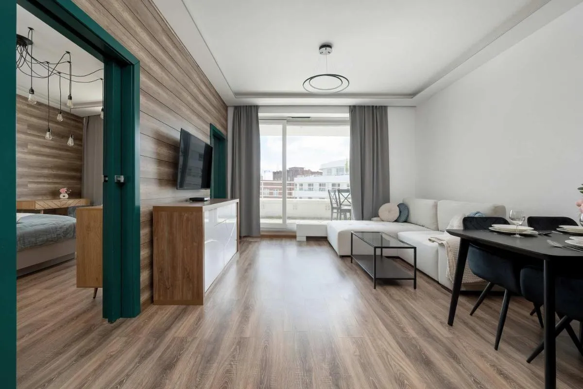 Image 5 of Modern Apartment in the Center of Wrocław with Air Conditioning and Balcony by Noclegi Renters