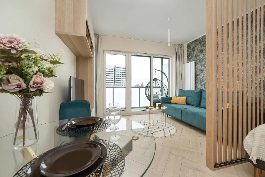 Image of Old Town River Suite with Balcony & Parking Wrocław by Noclegi Renters