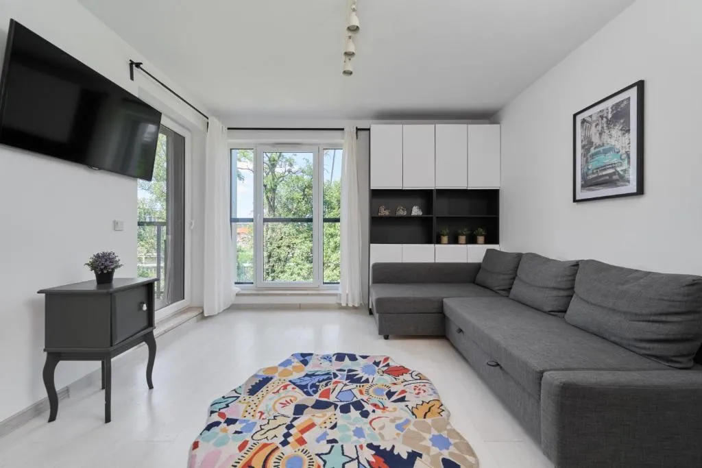 Image of Spacious Apartment Dmowskiego by The River with Parking & Balcony by Noclegi Renters