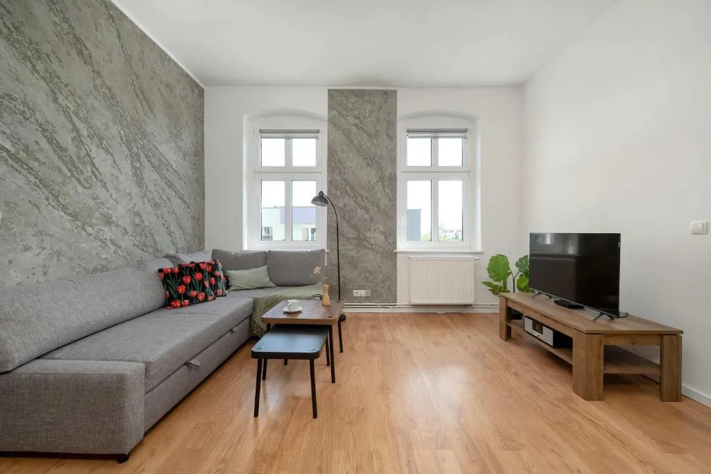 Image of Spacious Apartment with WiFi & Smart TV Remote Working by Noclegi Renters