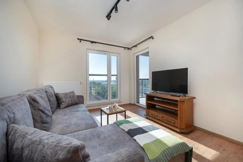 Image of Wrocław 1-Bedroom Apartment with Parking & Balcony by Noclegi Renters